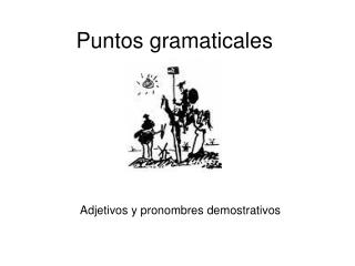 Puntos gramaticales