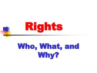Rights