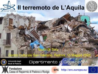 Il terremoto de L’Aquila