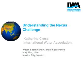 Linking e nergy, water and food resources