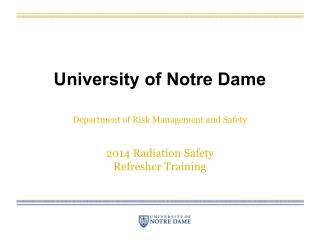 University of Notre Dame