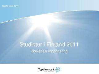 Studietur i Finland 2011