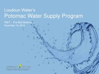 Loudoun Water’s Potomac Water Supply Program