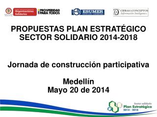 PROPUESTAS PLAN ESTRATÉGICO SECTOR SOLIDARIO 2014-2018