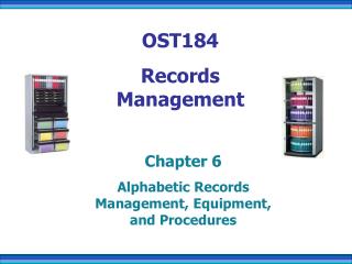 OST184 Records Management