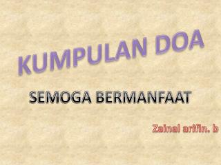 KUMPULAN DOA