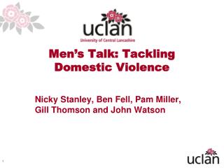 Men’s Talk: Tackling Domestic Violence