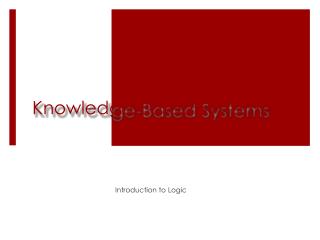 Knowledge-Based Systems