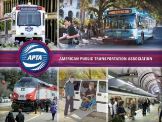 Public Transportation’s Role in a Greenhouse Gas Reduction Strategy