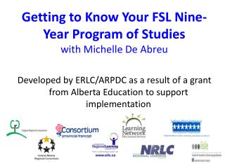 Getting to Know Your FSL Nine-Year Program of Studies with Michelle De Abreu
