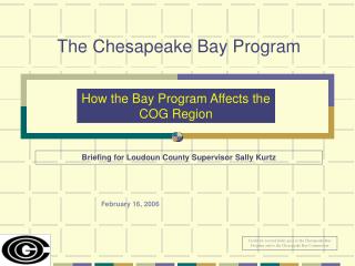 The Chesapeake Bay Program