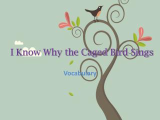 I Know Why the Caged Bird Sings