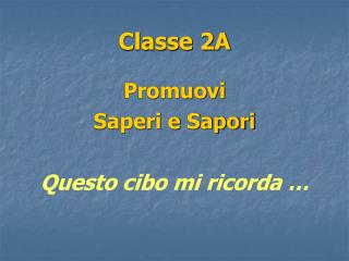 Classe 2A