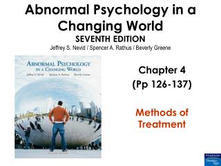 Chapter 4 (Pp 126-137) Methods of Treatment