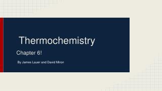 Thermochemistry