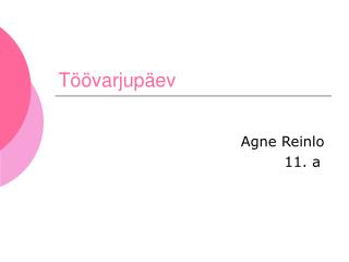 Töövarjupäev