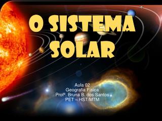 O Sistema solar