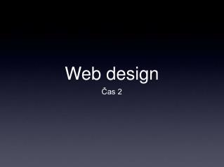 Web design