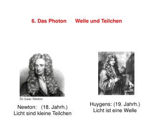6. Das Photon Welle und Teilchen