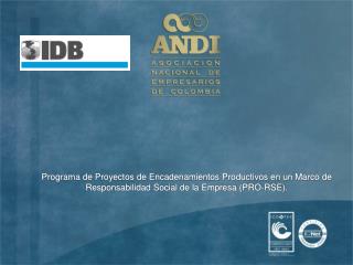 Proyecto BID – ANDI PRO-RSE