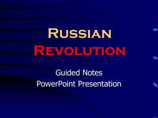 Russian Revolution