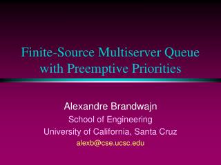 Finite-Source Multiserver Queue with Preemptive Priorities