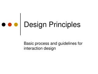 Design Principles