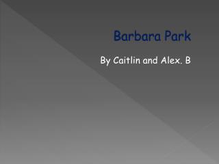 Barbara Park