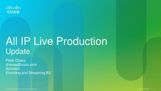 All IP Live Production Update