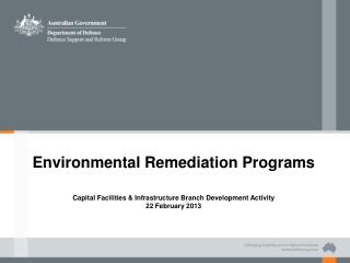 Environmental Remediation Programs