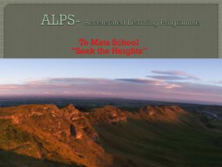 ALPS- Accelerated Learning Programme
