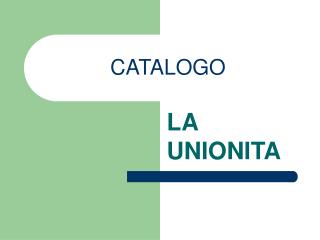 CATALOGO