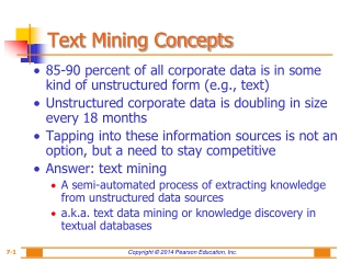 Text Mining Concepts