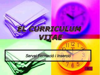 Servei Formació i Inserció