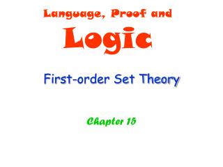 First-order Set Theory