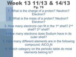 Week 13 11/13 &amp; 14/13 Pg. 78