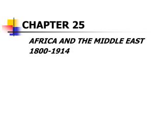 CHAPTER 25