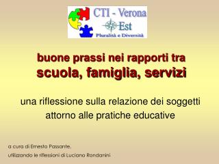 buone prassi nei rapporti tra scuola, famiglia, servizi