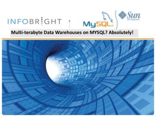 Multi-terabyte Data Warehouses on MYSQL? Absolutely!