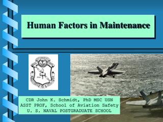 Human Factors in Maintenance