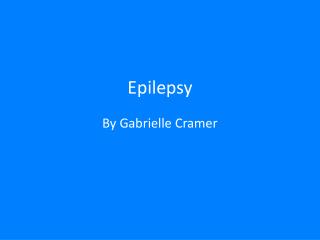 Epilepsy