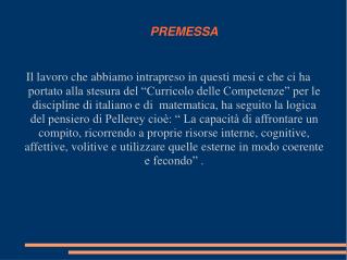 PREMESSA