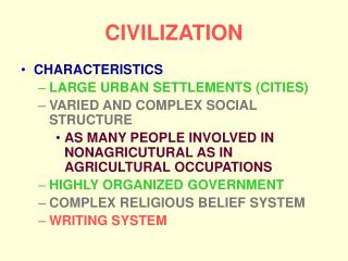 CIVILIZATION