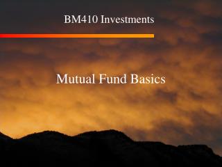 BM410 Investments