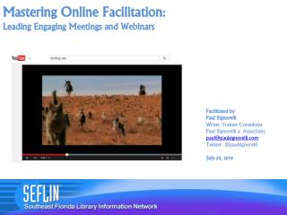 Mastering Online Facilitation: Leading Engaging Meetings and Webinars
