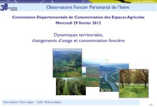Observatoire Foncier Partenarial de l’Isère