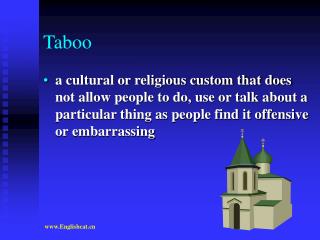 PPT - Cultural Taboos PowerPoint Presentation - ID:2153443