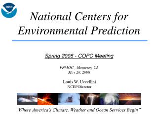 National Centers for Environmental Prediction