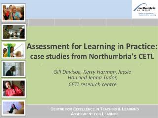 Assessment for Learning in Practice: case studies from Northumbria's CETL