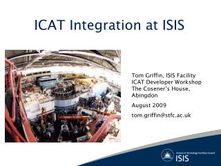 ICAT Integration at ISIS